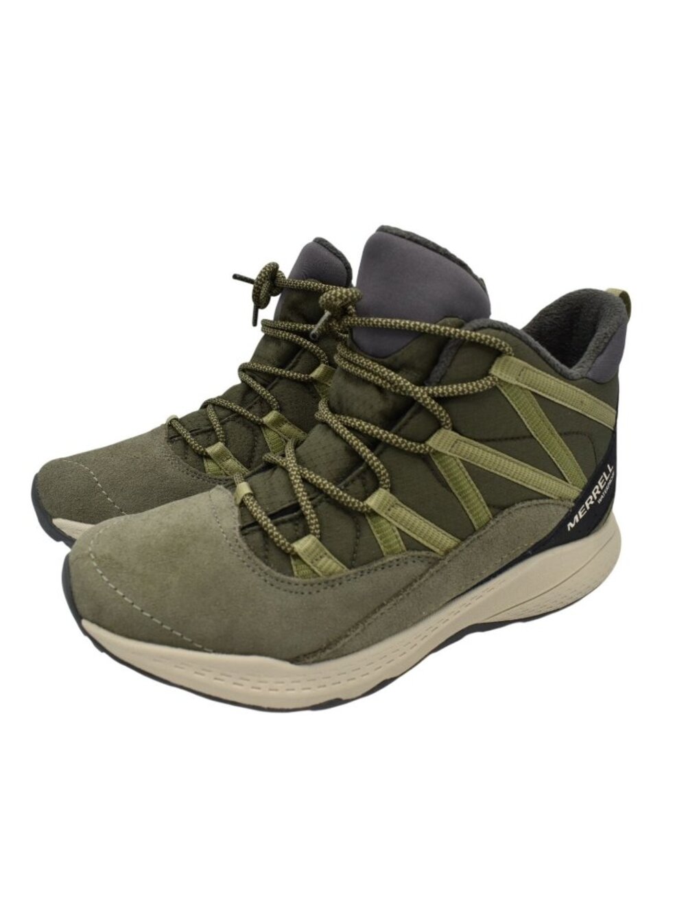 Merrell Women Size 9.5 Wide Bravada Edge 2 Thermo Demi Olive Suede WP Boots